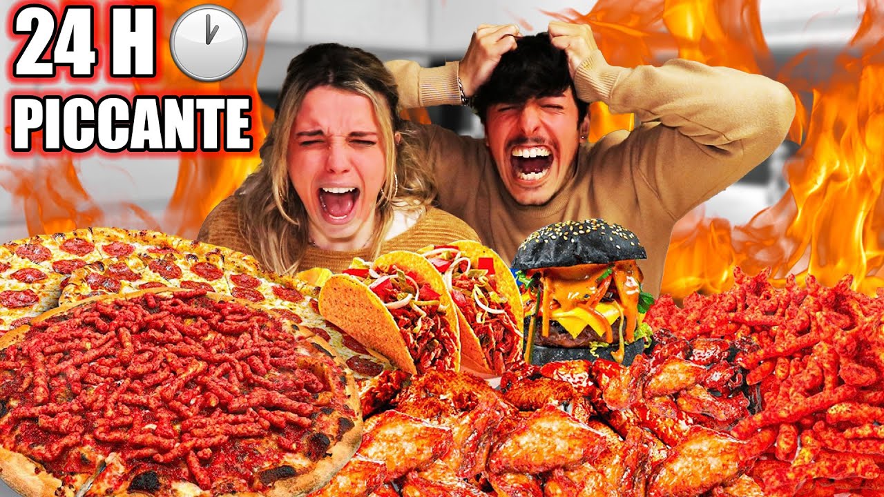 MANGIAMO PER 24ORE SOLO CIBO PICCANTE