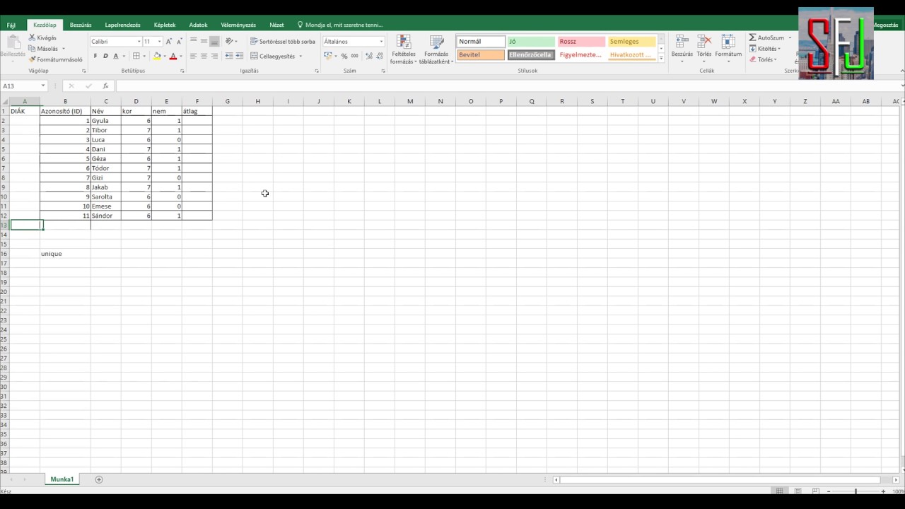 SQL alapismeretek 02. Elmélet