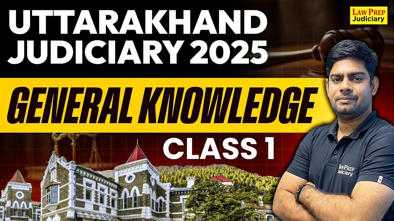 Uttarakhand Judiciary: Complete GK | #1 | UK PCS J Prelims 2025 Preparation | By Surya Sir