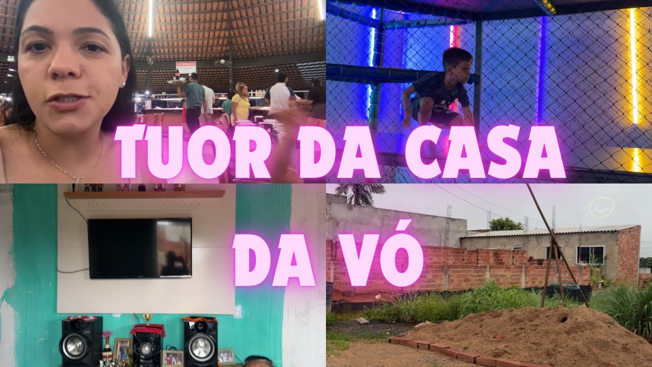 Tuor da casa simples da minha vó e o último dia de férias das crianças 🎡