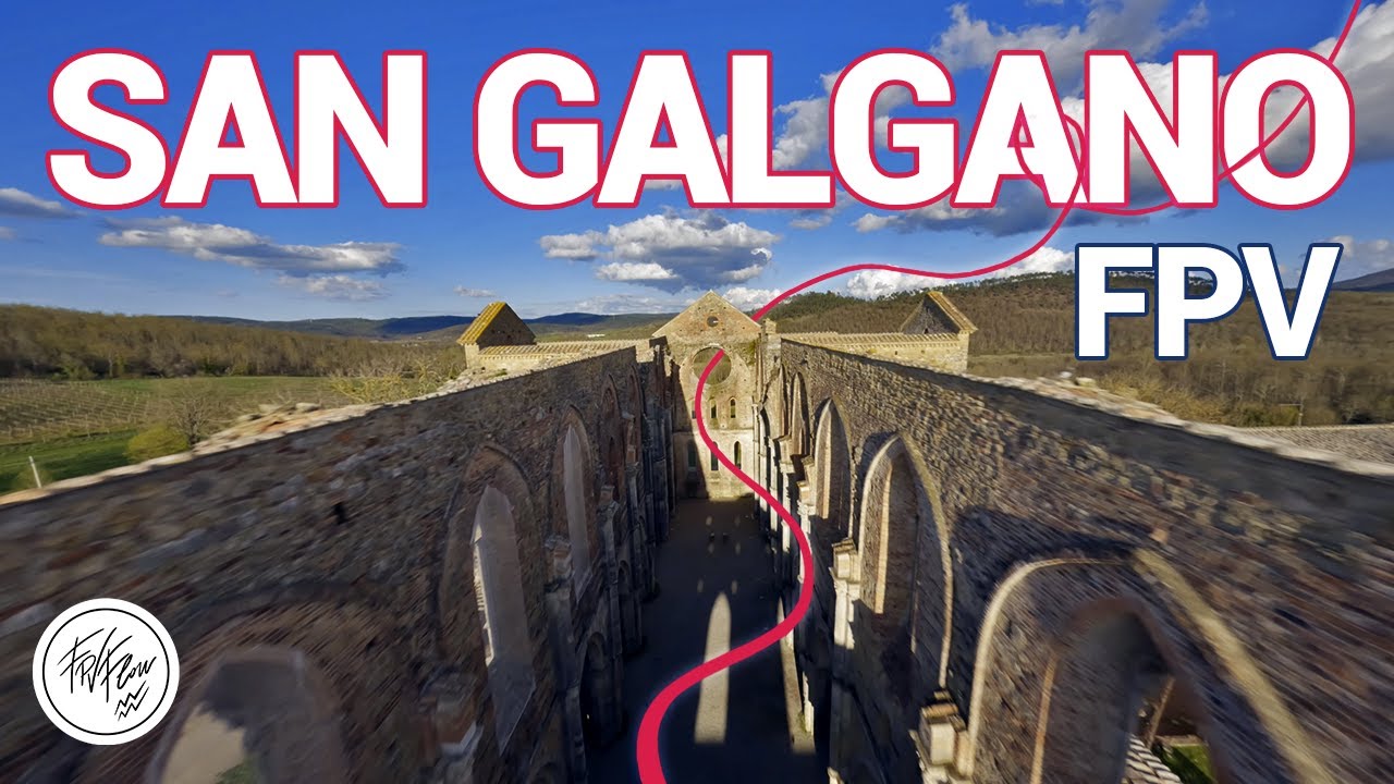 Abbazia di San Galgano, Toscana - Italy | FPV drone flying around beautiful medieval remains