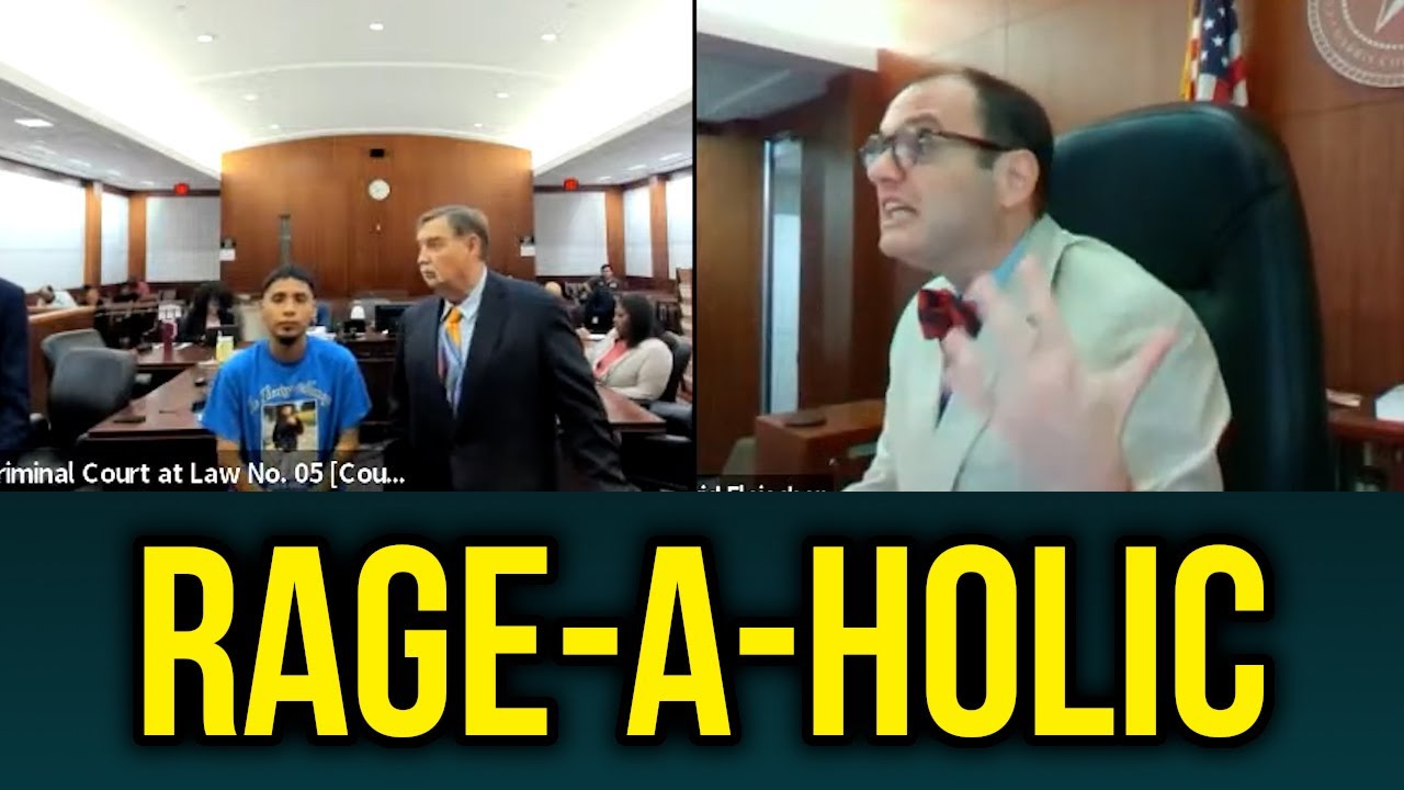 Judge Talks Sense Into Rage-a-Holic Accused of Unlawful Restraint