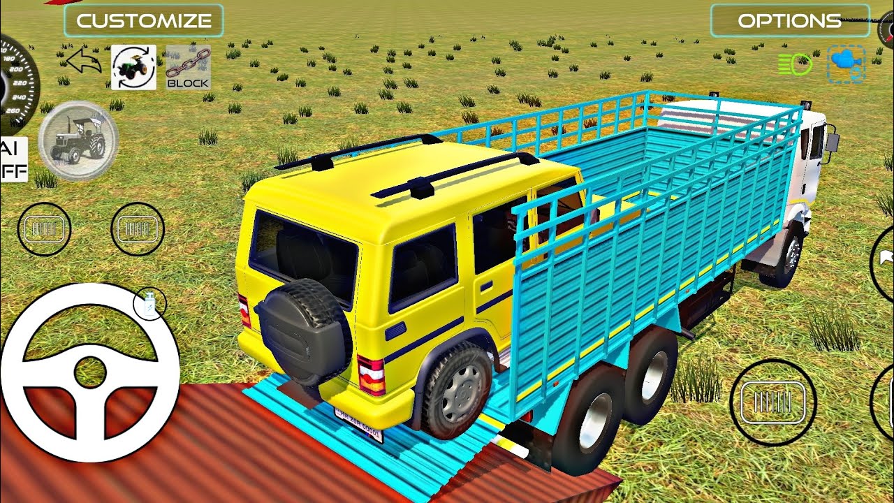 Drive Bullet and car Unloading Stone From Dumper Truck in Game 💥 #truck#bullet350#gaming#dumper#jcb