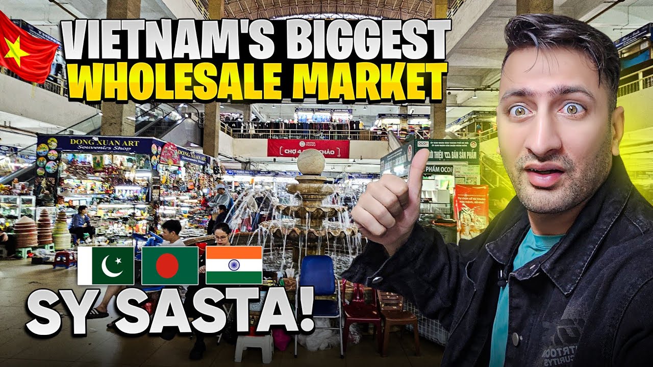 Vietnam’s Biggest Wholesale Market | Cheapest Shopping at Dong Xuan Market in hanoi