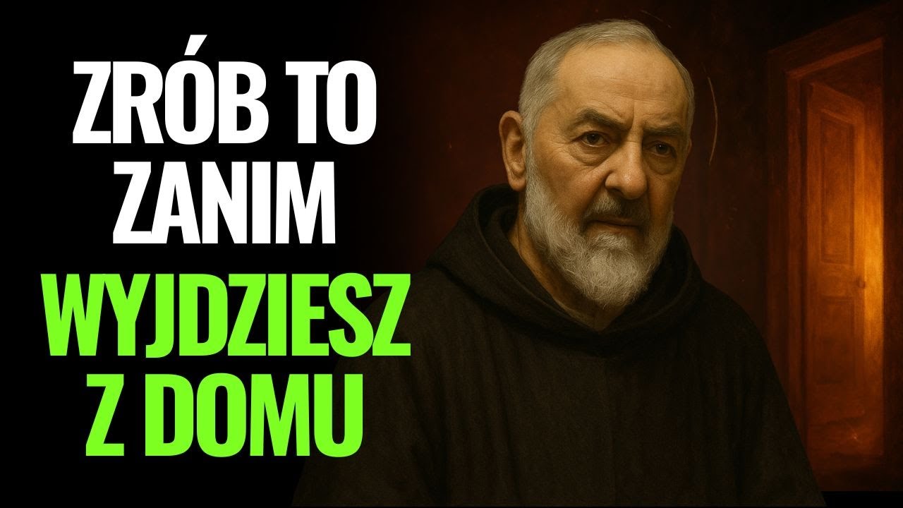 Ojciec Pio ujawnił: Zrób TO, zanim wyjdziesz z domu | OCHRONA