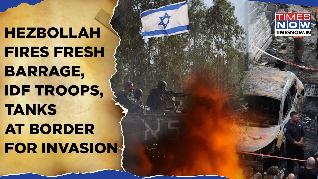 Hezbollah Fires Fresh Barrage As Israel Sends Troops To Border For Invasion| IDF Chief’s Big Command