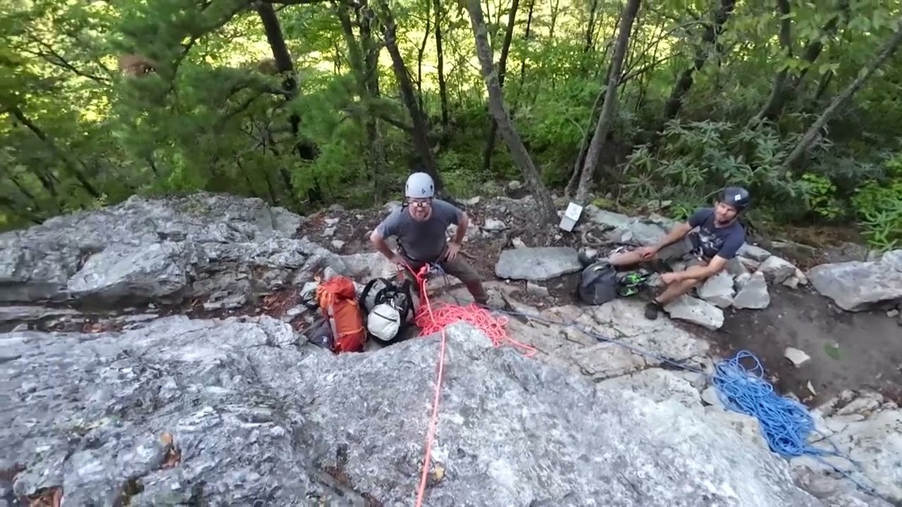 Old Man's Route 5.3 Pitch 1 - Seneca Rocks | Red River George