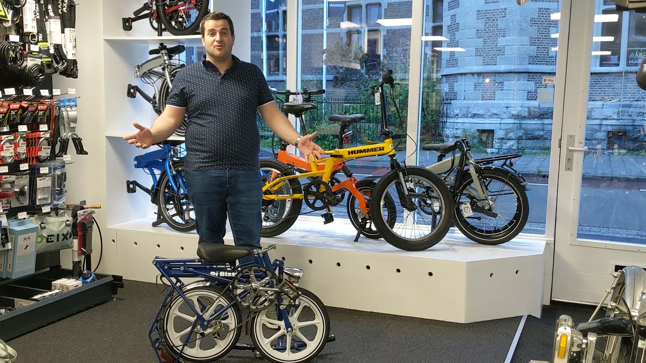 De DiBlasi vouwfiets, werelds snelste opvouwbare fiets!
