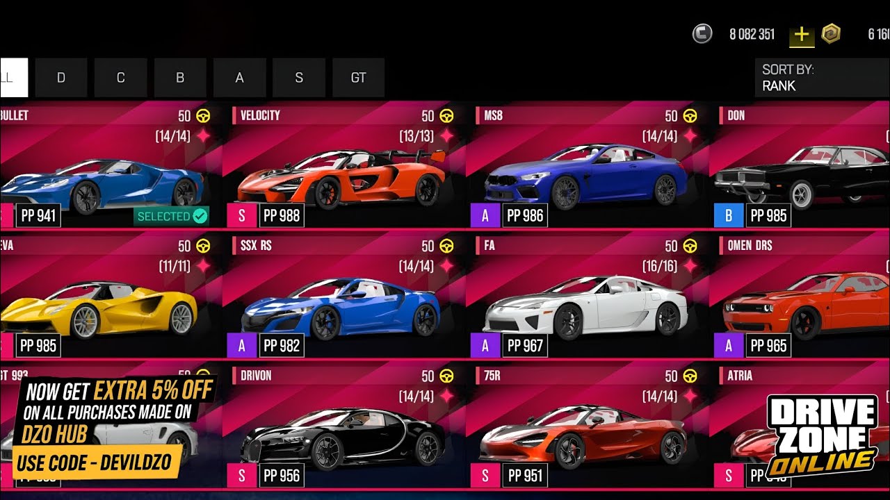 Max Speed Of Max CP Cars | Drive Zone Online: My Max CP S Class Cars Top Speed Test !!