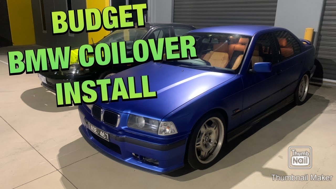 HOW TO INSTALL COILOVERS IN AN E36 BMW