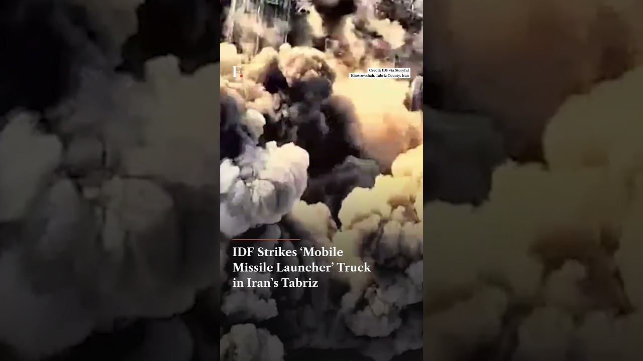 IDF Strikes &lsquo;Mobile Missile Launcher&rsquo; Truck in Iran&rsquo;s Tabriz | N18G