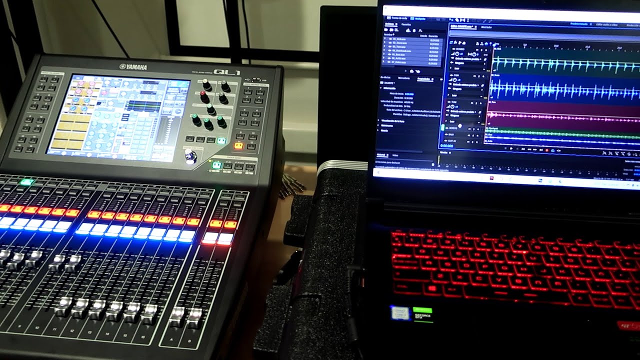 REPRODUCCIÓN MULTIPISTA / VIRTUAL SOUND CHECK en CONSOLAS YAMAHA QL con DANTE VIRTUAL SOUNDCARD