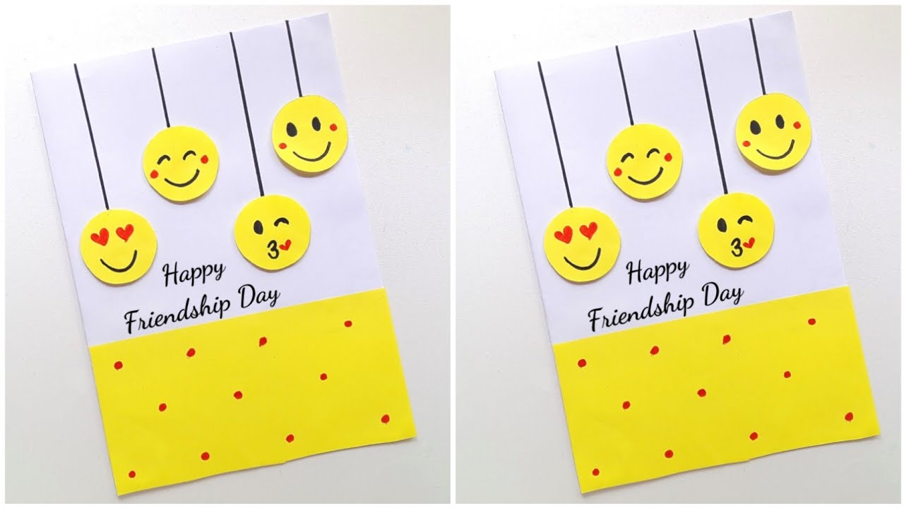 How to make friendship day card • card idea for friendship day • friendship day card ideas easy 2022