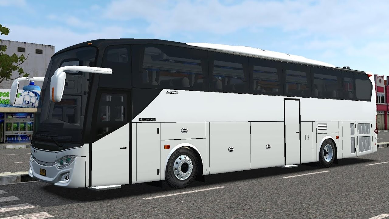 Jetbus 3 Single Glass Mercedes-Benz OH 1836 (osor) AS X FM || Mod BUSSID