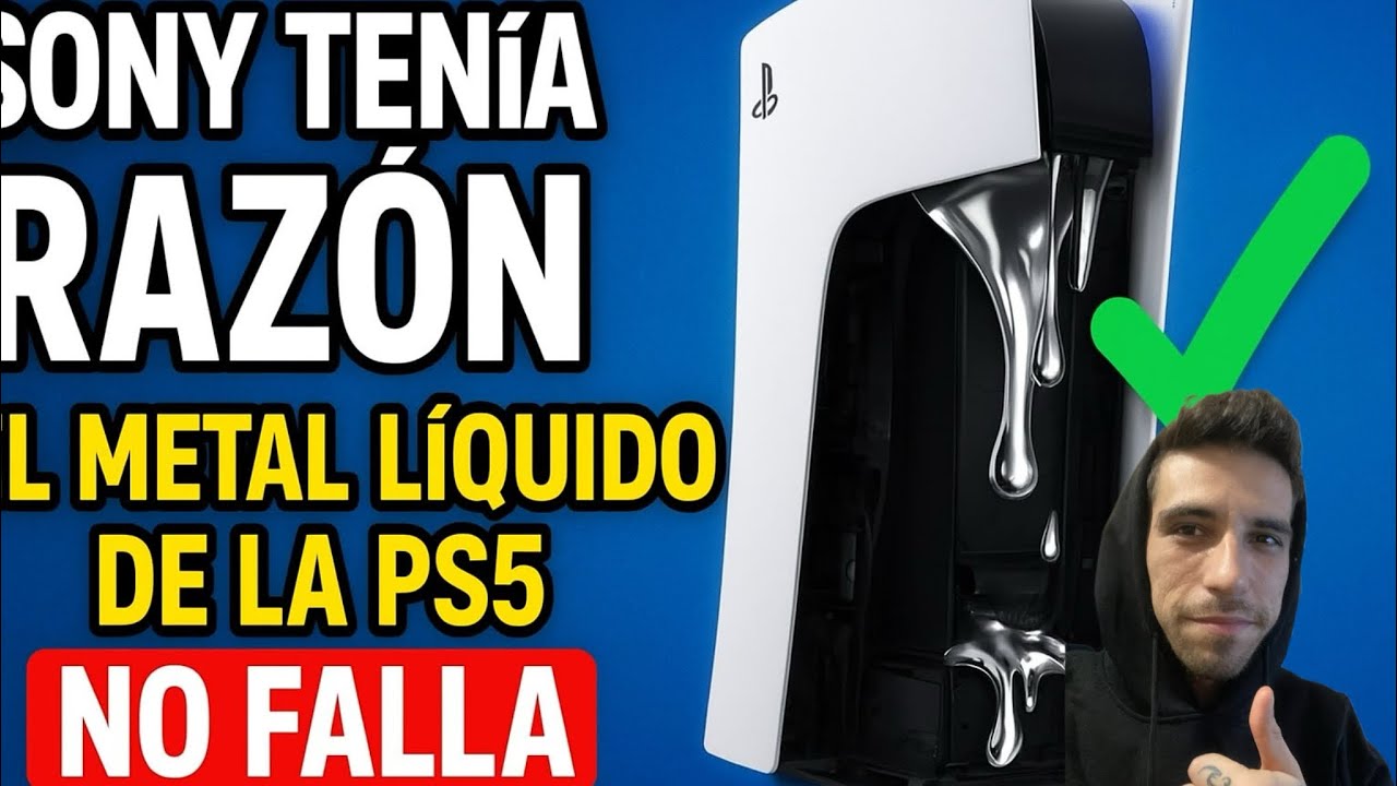 Adiós al mito del metal líquido de PS5 !!! #sony  #playstation #playstationgamer #somosgamers 