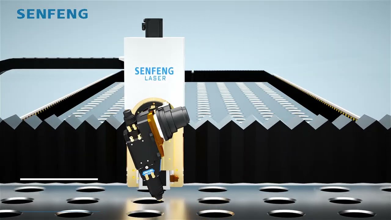 SF6030TX | Fully-Enclosed Ground Rail Type Laser Plate Cutting Machine