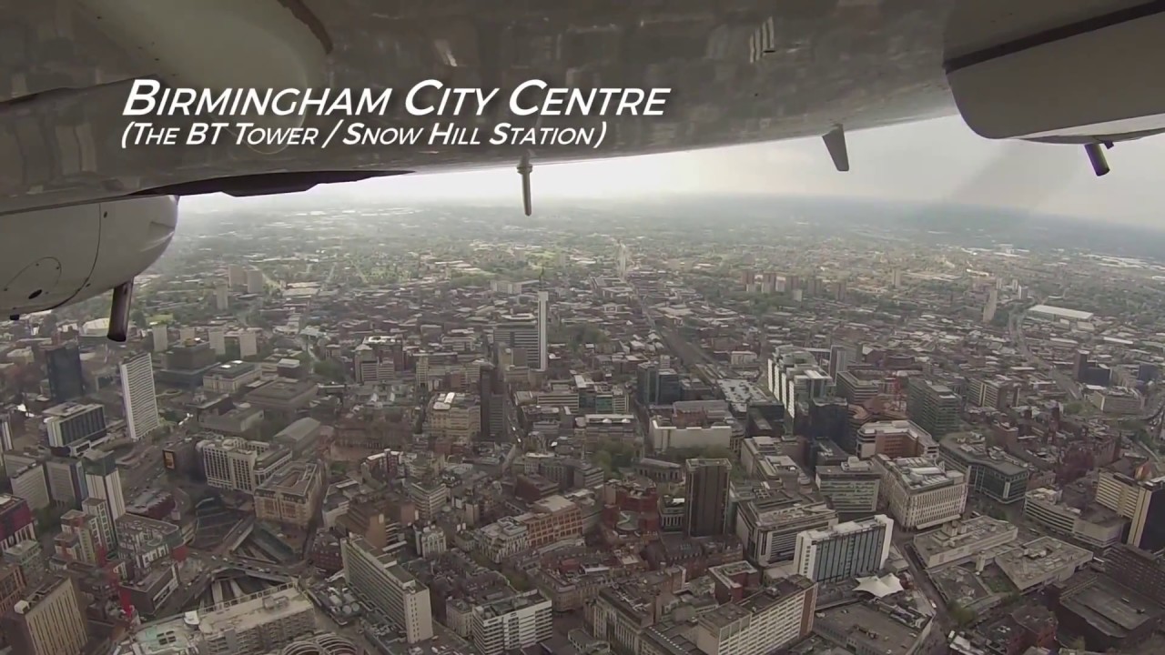 Aerial Tour of the West Midlands in a DA42 Twinstar