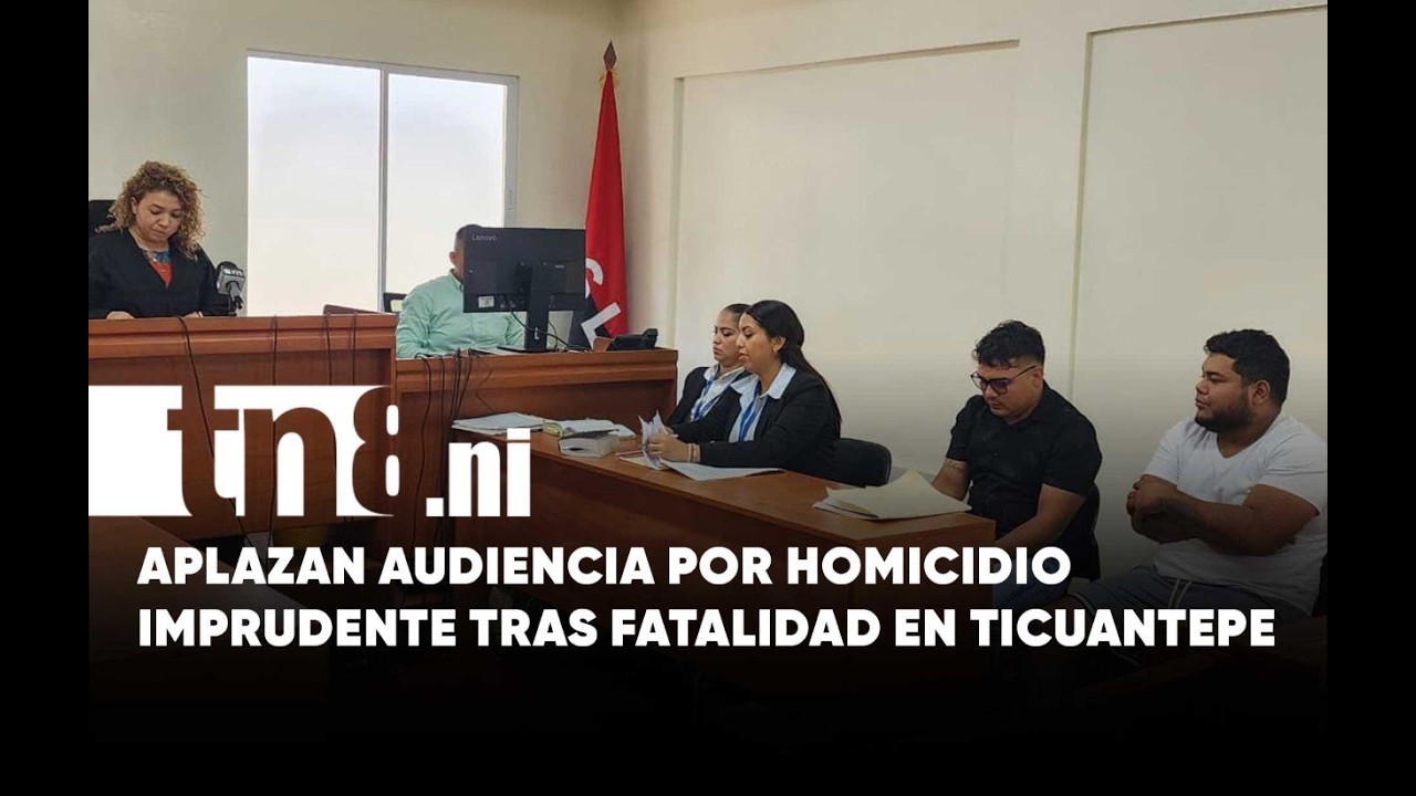 Reprograman audiencia inicial por mortal accidente en carretera a Ticuantepe