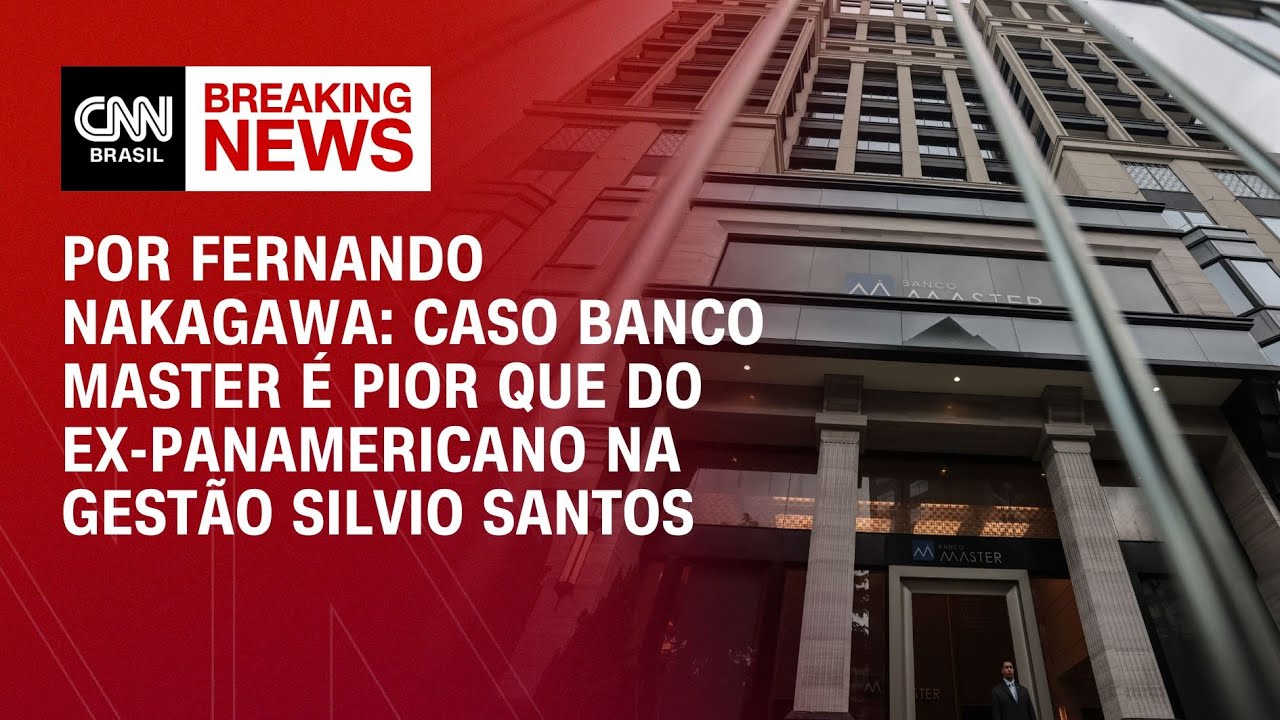 An&aacute;lise: Caso Banco Master &eacute; pior que do ex-Panamericano na gest&atilde;o Silvio Santos | CNN NOVO DIA