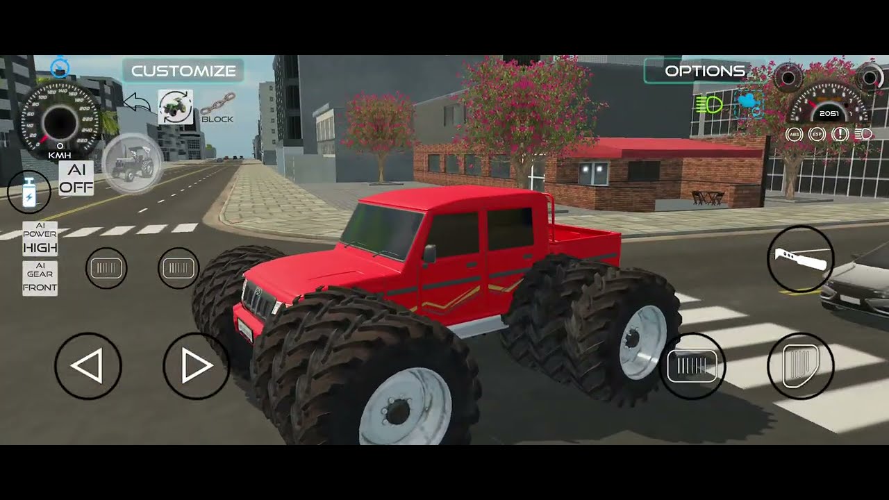 Bolero camper me tractor ke tyre 