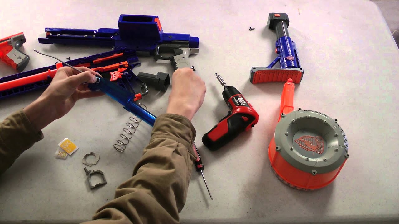 Orange Mod Works Raider CS-35 Massacre Kit - Nerf Socom Modifications