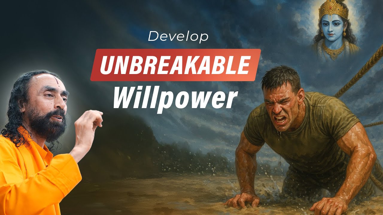 Develop UNBREAKABLE Willpower – Train Your Mind to NEVER Give Up | Swami Mukundananda
