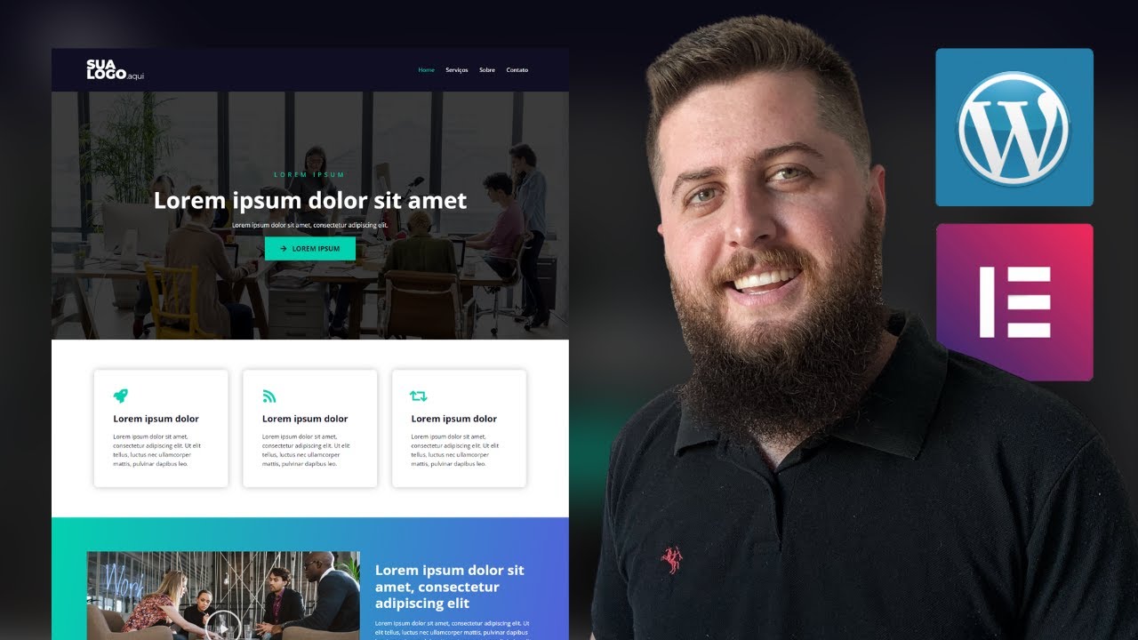 Como Criar um SITE COMPLETO em 1 Hora Usando o WordPress [Passo a Passo]