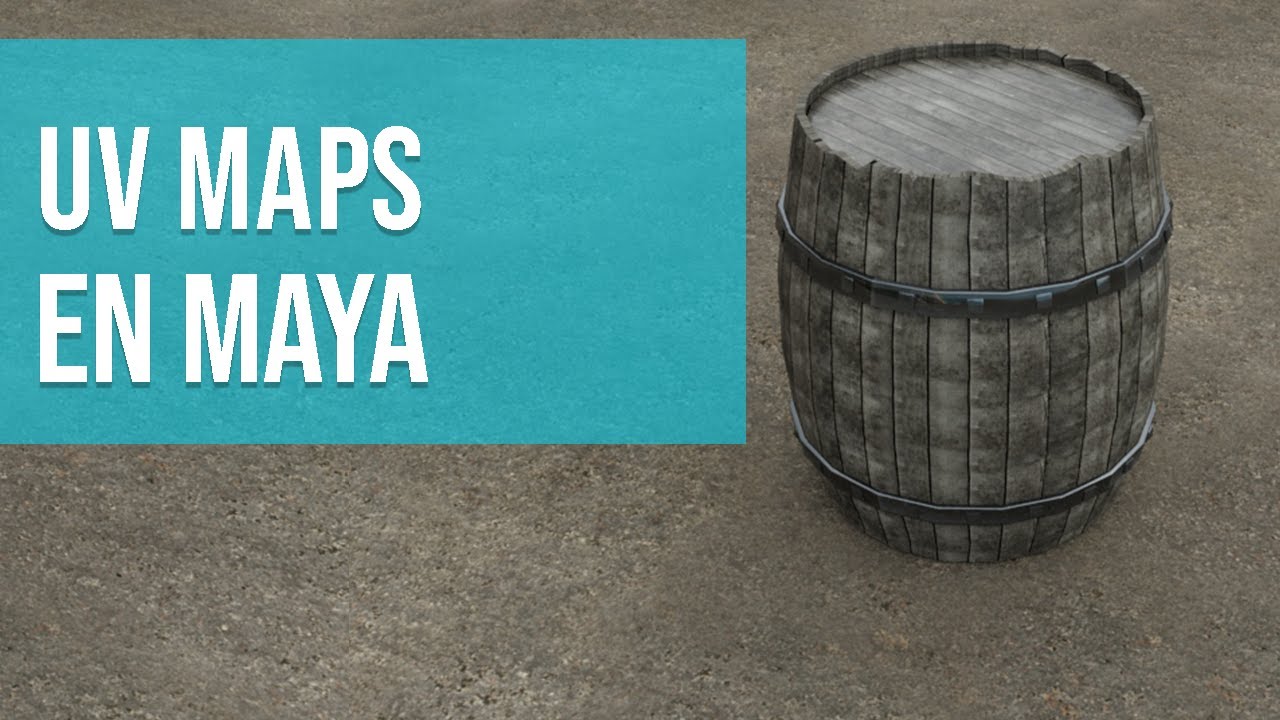 UV Maps en maya fácil | Aprende Maya