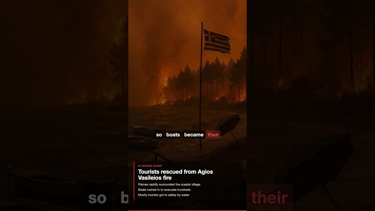 Tourists trapped by Greek wildfires escape by boat &mdash; here&rsquo;s what it means
