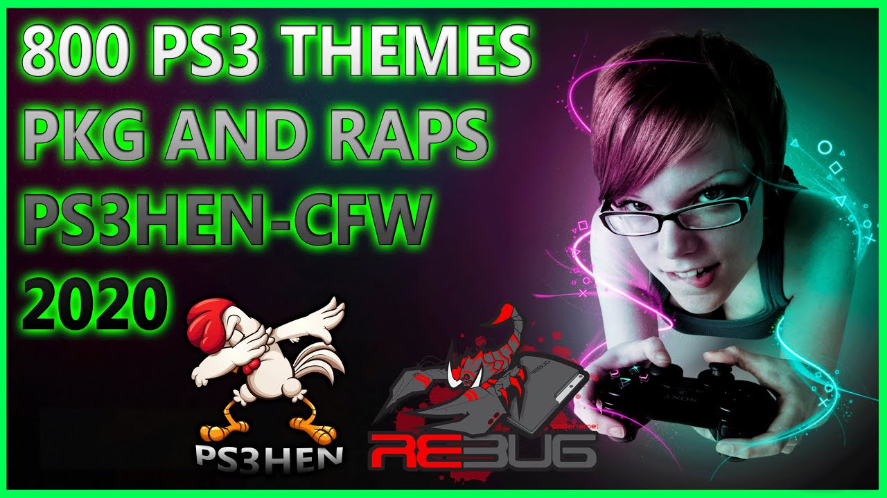 800 PS3 THEMES PKG+RAPS *PS3HEN/CFW* {2020}