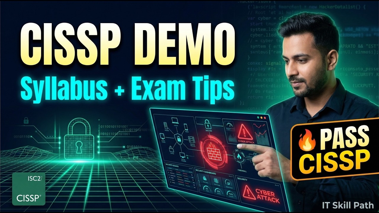 CISSP Demo Session | Syllabus Overview & Exam Tips to Clear CISSP