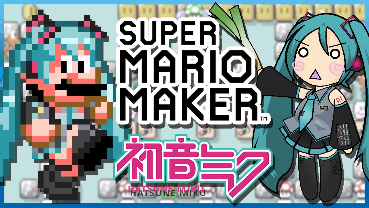Hatsune Miku: Ievan Polkka in Super Mario Maker