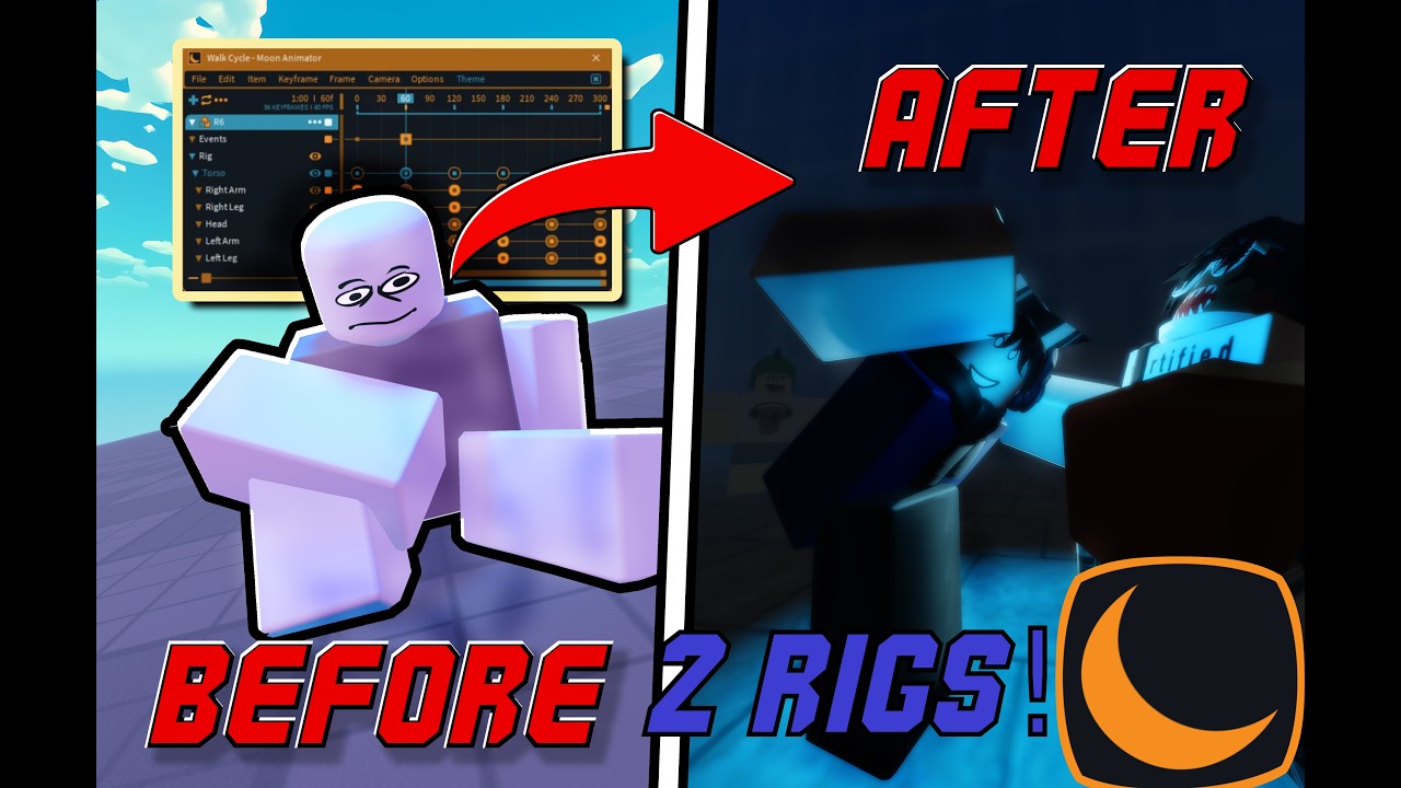 How to ANIMATE 2 Rigs in MOON ANIMATOR | Tutorial #5