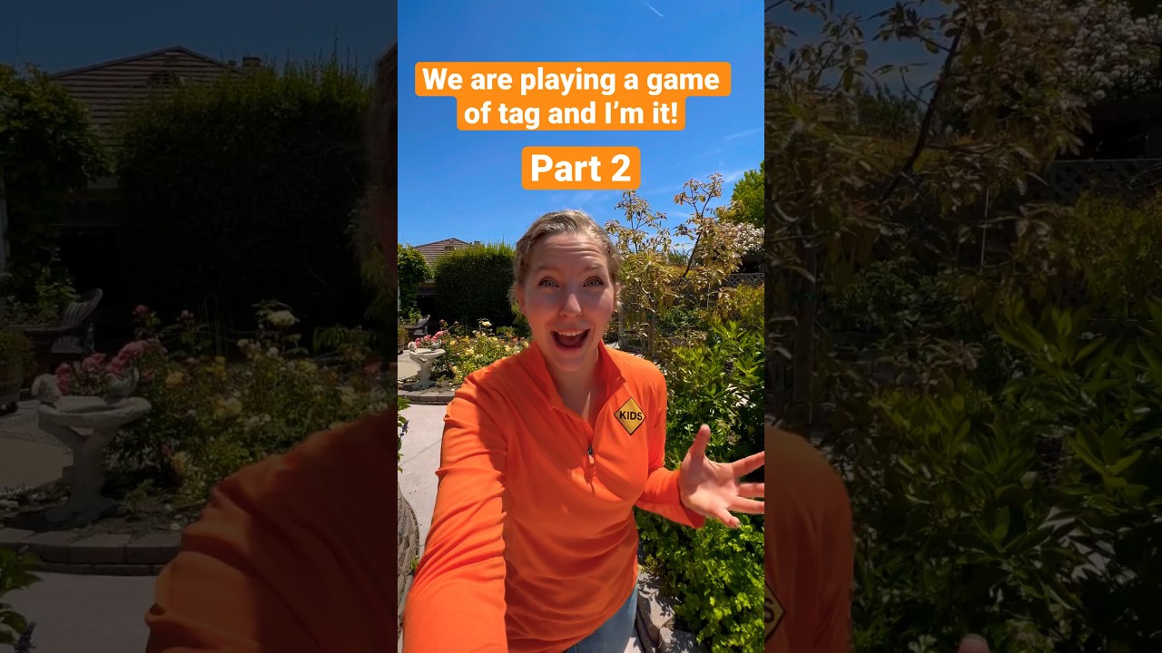 Play a game of tag with the Sign Post Kids! Part 2 with Carlei🧡