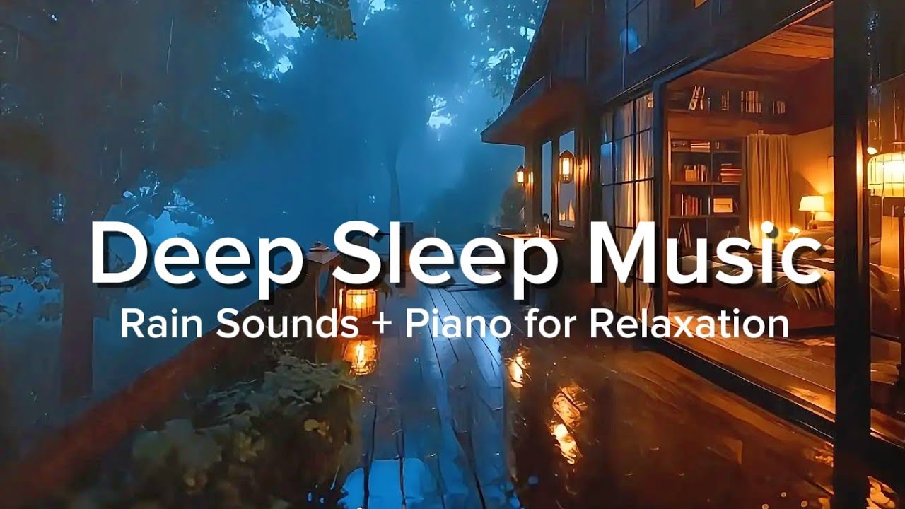 FALL ASLEEP FAST - Deep Sleep Music + Insomnia Help | Rain Sounds for Stress Relief