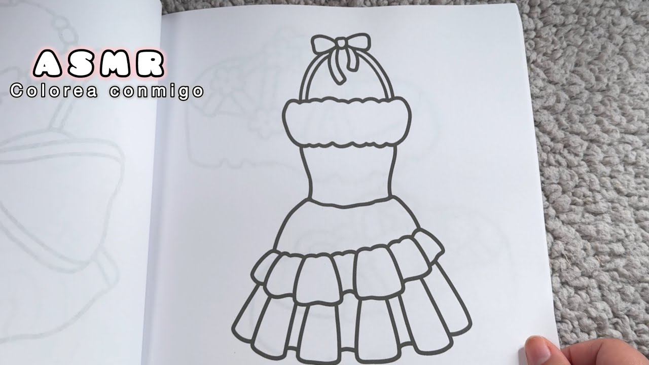 ASMR | colorea conmigo Coco Wyo Fashion Vibes #coloring #ohuhumarkers 