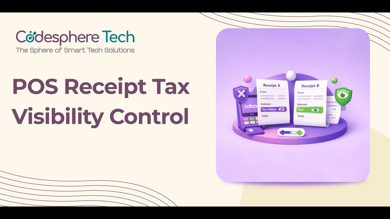 Control Tax Display on Odoo POS Receipts