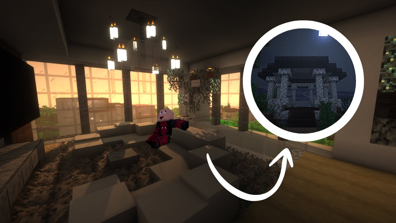 MODERN HOUSE WITH BEST VIEW - Minecraft Survival Lets Play - Ep 26