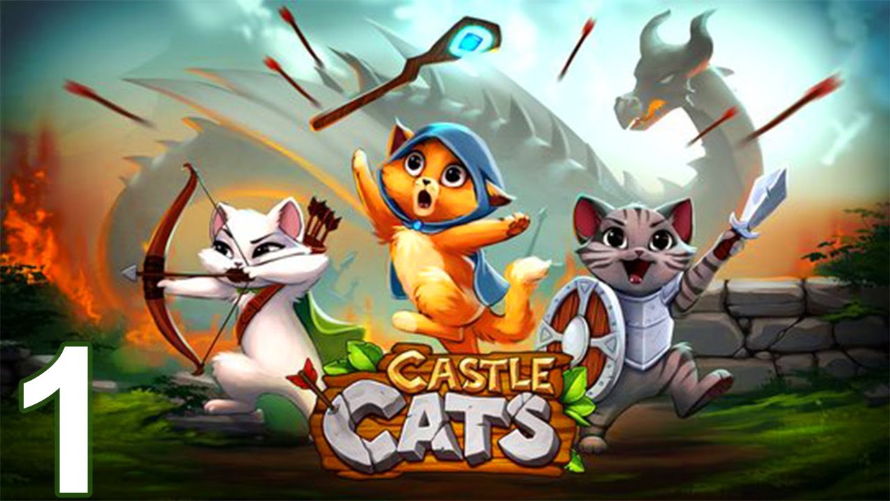 CASTLE CATS Gameplay Part 1 - Getting Started (iOS Android)