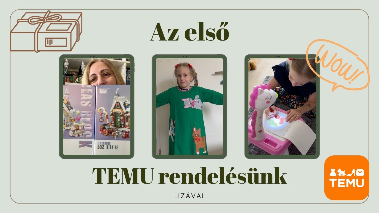 Az első TEMU rendelésünk! - WOW!!! 🤩