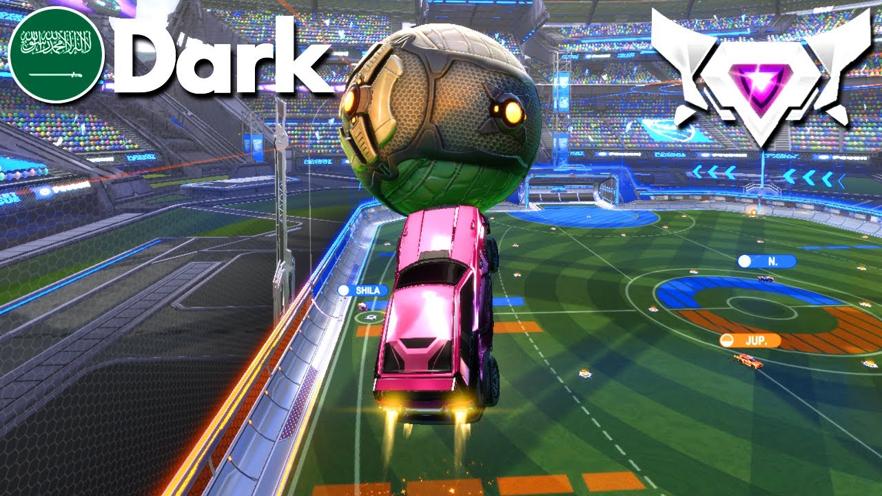 DARK is INSANE in Rocket League... (SSL 2v2)