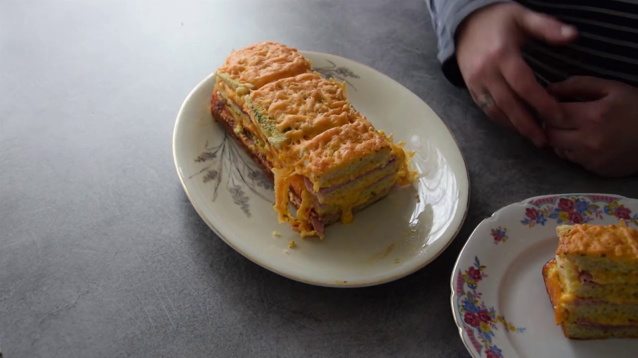 Un croque cake 🧀🧀🧀