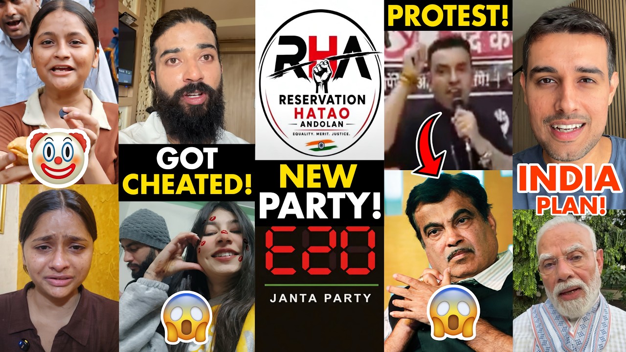 Another HUGE PROTEST Loading &mdash; E20 Janta Party! 😨, UK07 Rider&rsquo;s Wife Cheated on Him , Dhruv Rathee