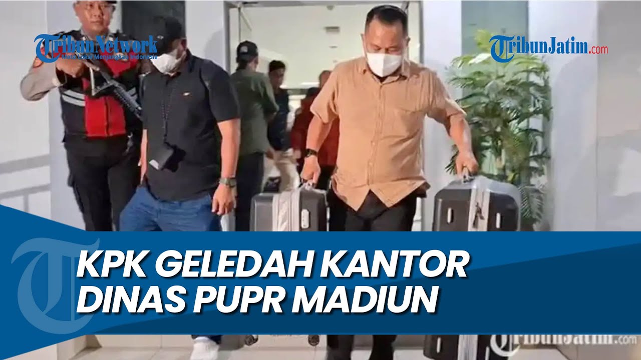 BAWA 4 KOIPER DIDUGA TERKAIT KORUPSI MAIDI, KPK Geledah Kantor Dinas PUPR Madiun