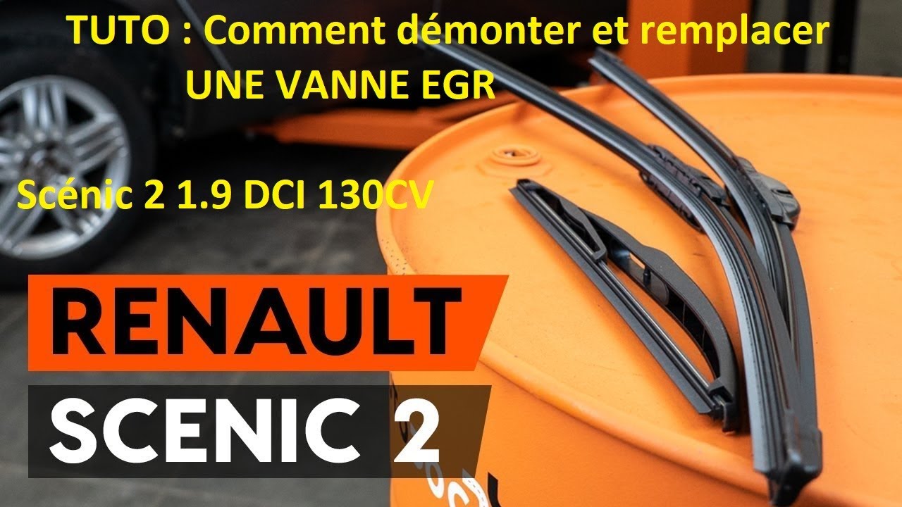 TUTO : Comment démonter et remplacer une vanne EGR / Scénic 2 1.9 DCI 130 CV