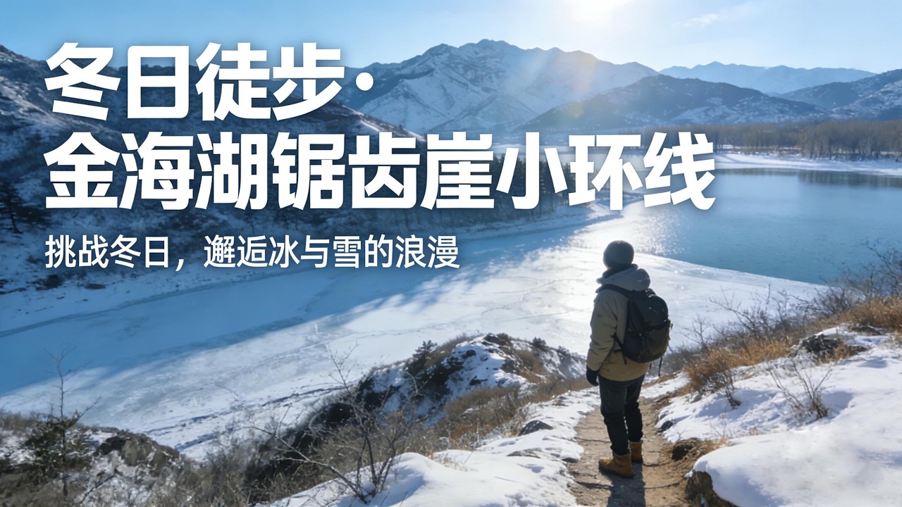 北京金海湖锯齿崖徒步#中国旅游 #旅游推荐官 #户外徒步