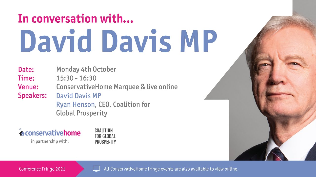 In Conversation with David Davis MP