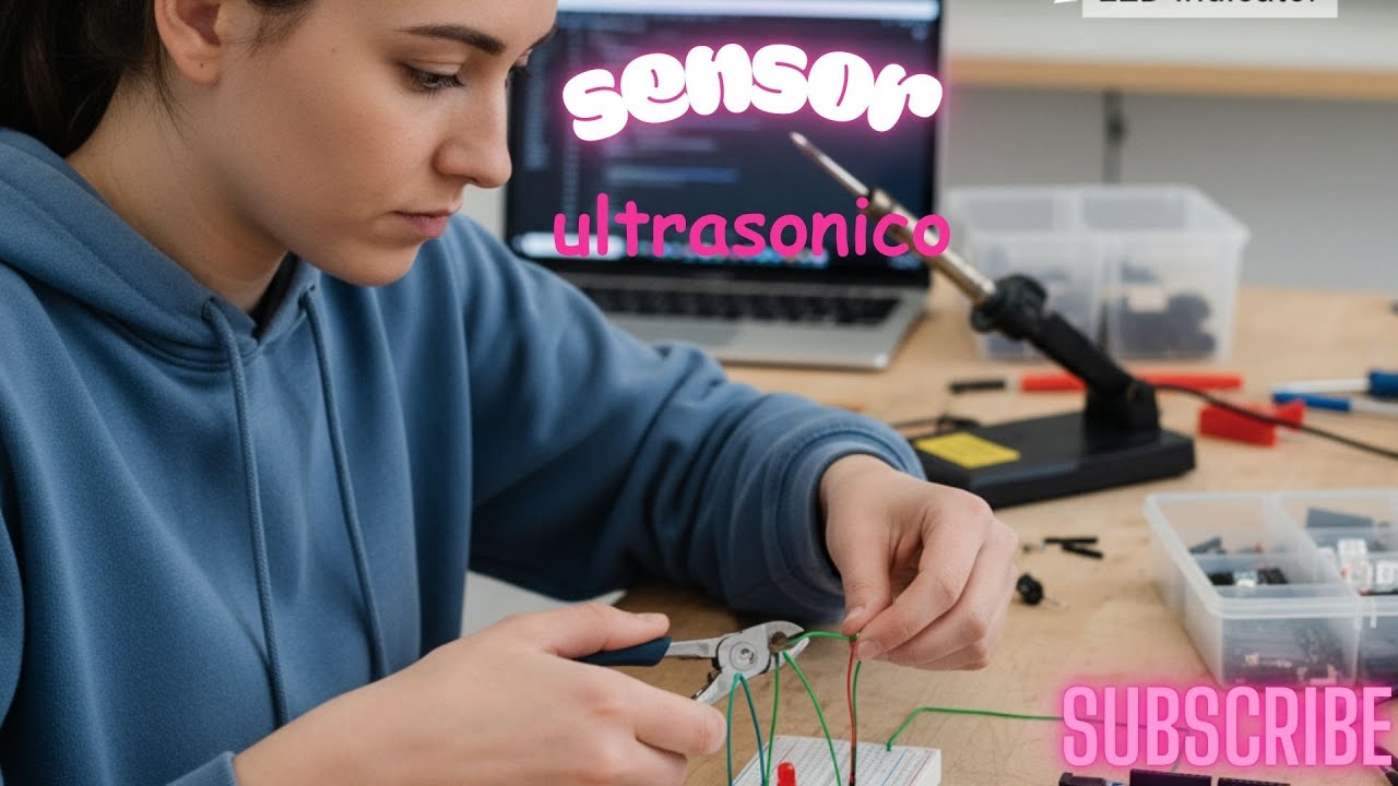 Como encender un led con sensor ultrasonico en arduino