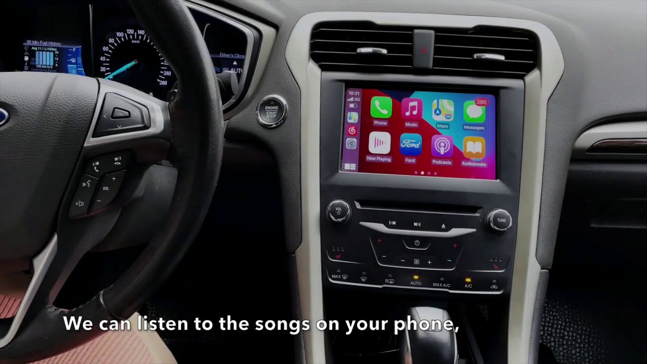 Wireless CarPlay and Wired Android Auto for Ford SYNC2 System