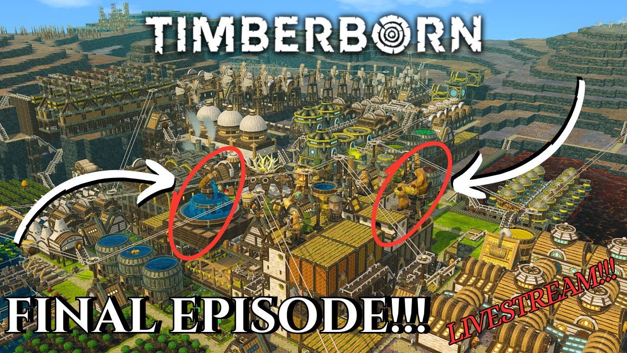 Constructing the LAST BUILDING in TIMBERBORN!!!